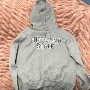 Gray Portland State Hoodie